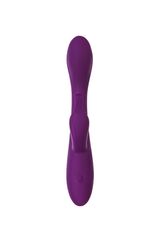 Фиолетовый вибратор-кролик G-Spotter - 19,5 см. - 