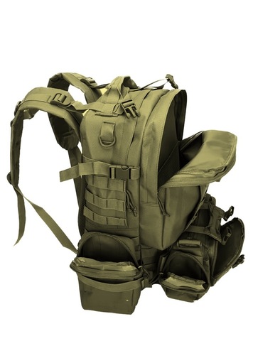 Картинка рюкзак тактический Swicky BK-2437 olive - 6