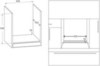 Встраиваемый духовой шкаф Korting OKB 4941 CRN схема встраивания