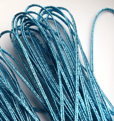 Сутаж белорусский с метанитью бирюзовый 1,9-2 мм