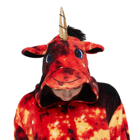 Лавовый единорог с крыльями детский