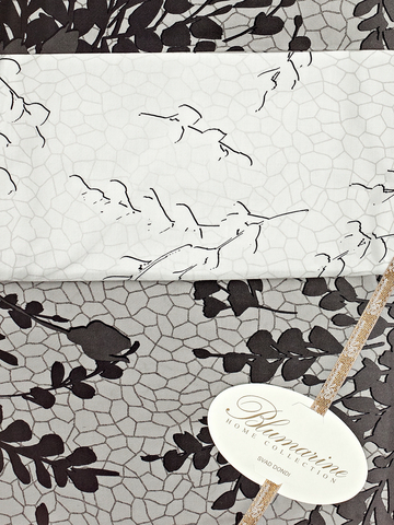 Постельное белье 2 спальное евро Blumarine Gemma серое