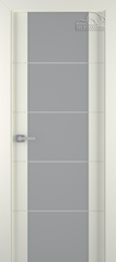 Дверь Arvika 202 / Цвет Эмаль жемчуг / Мателюкс белый кристалайз / Двери Belwooddoors