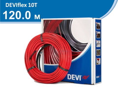 Нагревательный кабель двухжильный DEVI DEVIflex 10T 1220 Вт 120 м