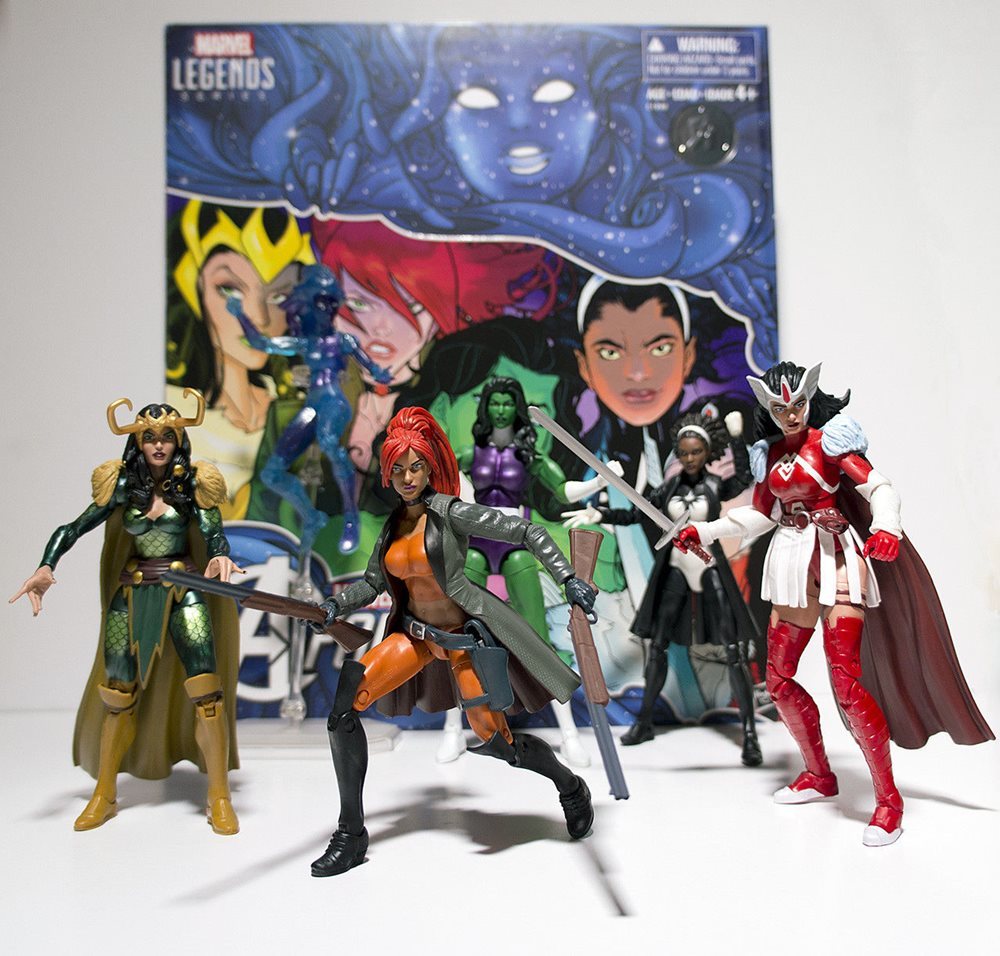 Набор фигурок Героини Марвел: купить фигурки Marvel Legends в интернет ...