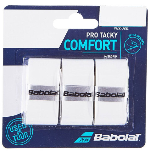 Намотки теннисные Babolat Pro Tacky white 3P