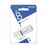 Флешка 8 GB USB 2.0 SmartBuy Paean (Белый)