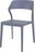 Стул пластиковый Snow серый