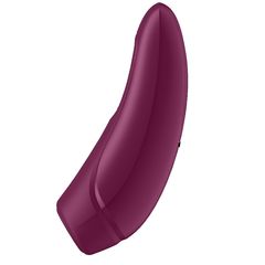 Бордовый вакуум-волновой стимулятор Satisfyer Curvy 1+ - 