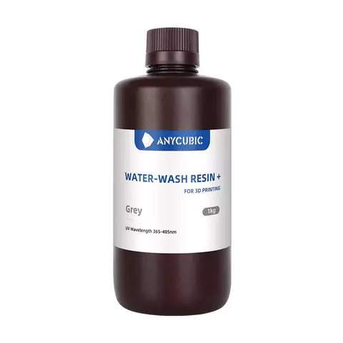Фотополимер Anycubic Water-Wash Resin, серый (1 кг)