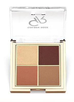 Golden Rose Тени для век QUATTRO EYESHADOW PALETTE 06 SUNSET DATE