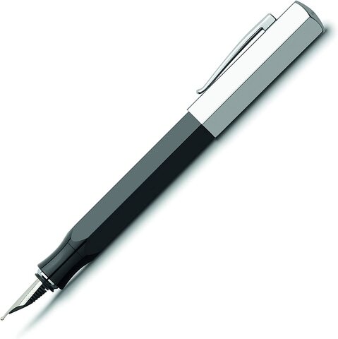 Перьевая ручка Faber-Castell Ondoro Precious Resin Black перо EF (147532)