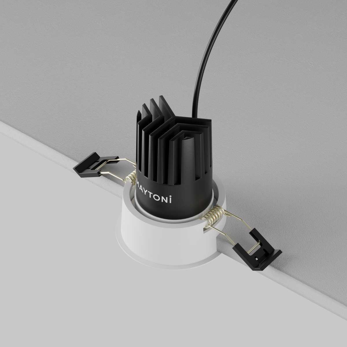 Встраиваемый светильник Maytoni Technical Dip DL115-10W-4K-W