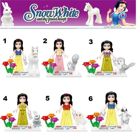 Minifigures Snow White Blocks Building
