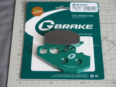 Тормозные колодки G-brake 05035S kawasaki zzr zxr zr zx kle er z750 1000 gpz