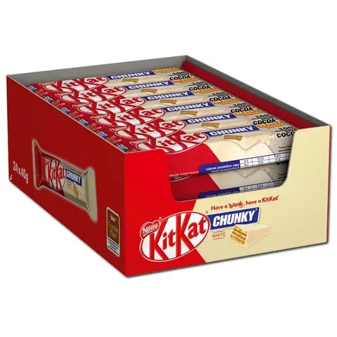Батончик kit kat chunky white vanilla 40гр
