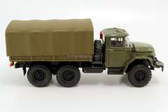 ZIL-131 flatbed truck with awning khaki Elecon Made in USSR 1:43