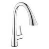 Смеситель для мойки сенсорный с выдвижным изливом Grohe Zedra Touch 30219002