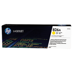 Картридж HP CF312A (826A) для HP Color LaserJet Enterprise M855, желтый. Ресурс 31500 страниц