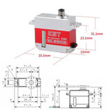 Сервопривод KST BLS505 (7 кг/см, 0.07 сек/60°, 40г)