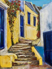 Картина «Летняя улочка»