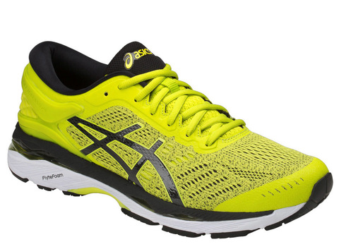 Кроссовки беговые Asics Gel Kayano 24 yellow мужские распродажа