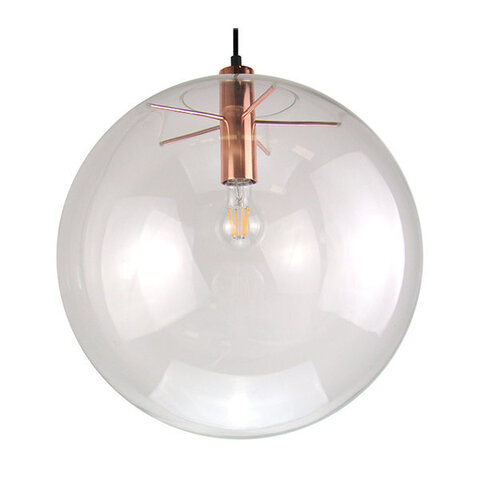 Светильник Glass Ball Ceiling Copper D35