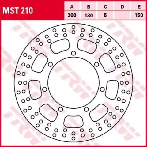Тормозной диск MST210
