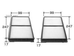 Фильтр салонный VIC  AC-404E