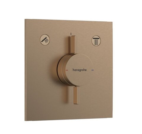 Hansgrohe 75417140 HG 75 417140  DuoTurn E Смеситель для ванны, однорычажный, для 2 потребителей, скрытого монтажа, BBR