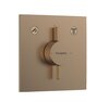 Hansgrohe 75417140 HG 75 417140  DuoTurn E Смеситель для ванны, однорычажный, для 2 потребителей, скрытого монтажа, BBR