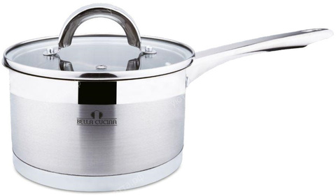 Ковш Bella Cucina со стеклянной крышкой, 2,1 л - Купить