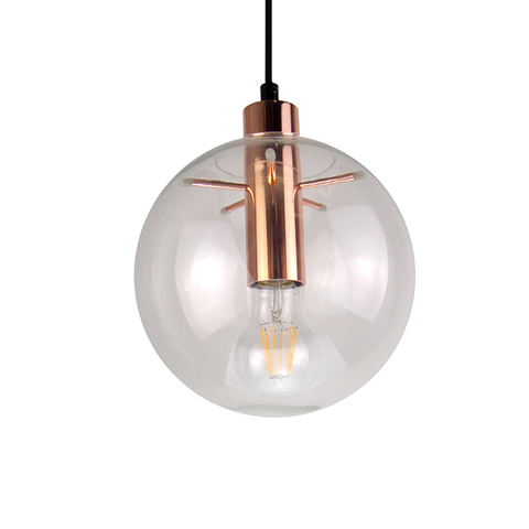 Светильник Glass Ball Ceiling Copper D35