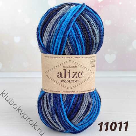 ALIZE WOOLTIME 11011, Мультиколор