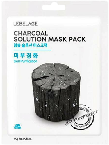 Lebelage Маска тканевая Lebelage Charcoal Solution Mask