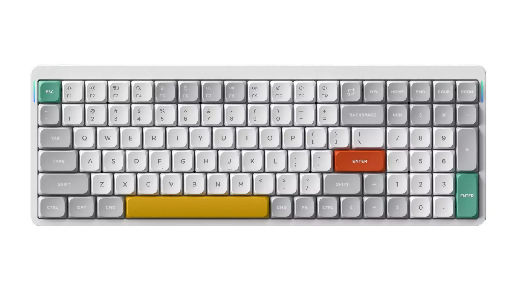 NuPhy Air96 V2 イオニックホワイト Air96 V2 QMK/VIAワイヤレスメカニカルキーボード – DIGIART