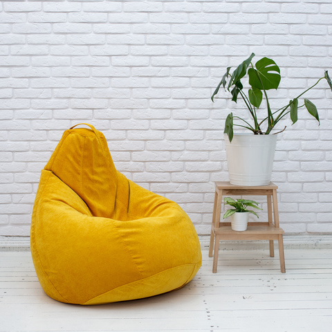 Груша М микровельвет (горчичная)