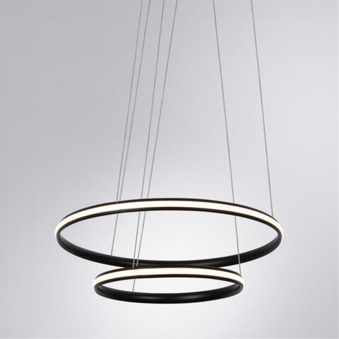Подвесная светодиодная люстра Arte Lamp MERIDIANA A2198SP-2BK