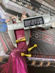 Наконечник Скиап. металлический золотистый (1 шт)