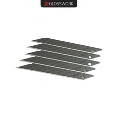 Gloss Work Сменные металлические лезвия для ножа, угол заточки 30 гр, длина 86 мм. 10 штук.
