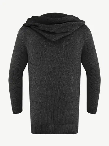 Кардиган с капюшоном из шелка