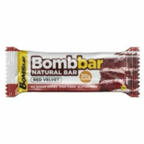 БОМББАР печенье протеиновое неглаз.Красный Бархат 60гр