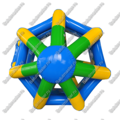 Беличье колесо «Радужка 3» ПВХ, 2,4×2,4×2,4 м