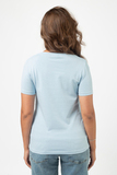 Футболка для беременных и кормящих 10590 небесно-голубой