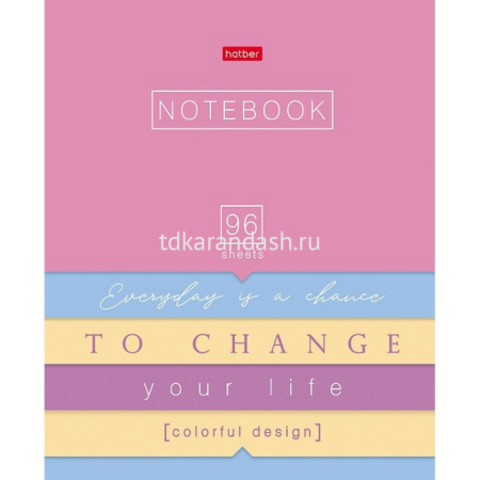 Тетрадь А5 96л клетка 