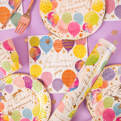 Сервировочные салфетки, С Днем Рождения! (воздушные шары), 33*33 см, 20 шт.