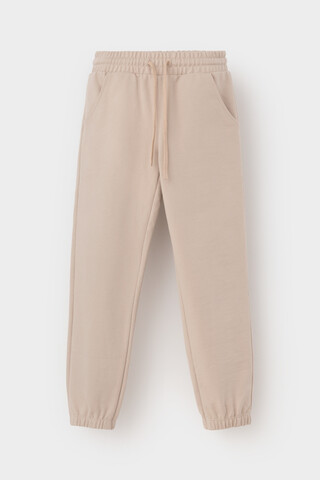 брюки  для девочки  КР 400458/темно-бежевый к493