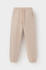 брюки  для девочки  КР 400458/темно-бежевый к493