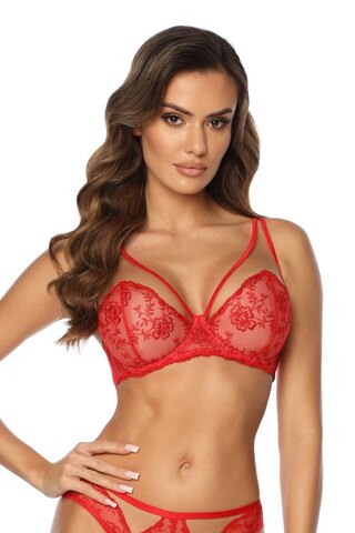 Бюстгальтер со съемным пуш-ап на косточках KINGA 1056-PU SENSUAL