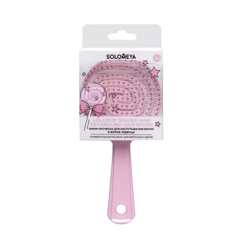 Расческа Solomeya Mini Datangling Hair Brush Pink
